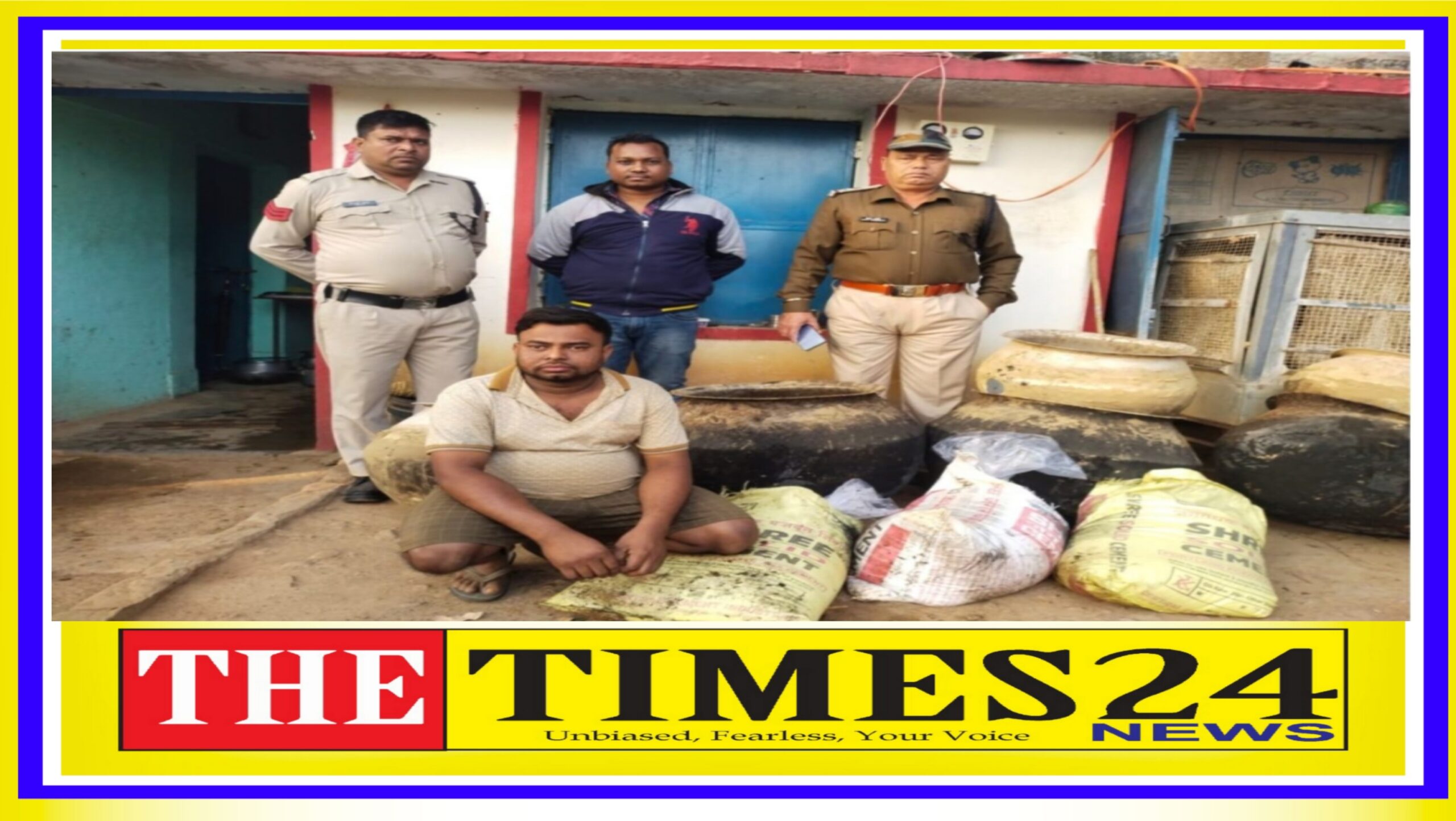 कनकबिरा पुलिस ने 150 लीटर शराब के साथ आरोपी को किया गिरफ्तार